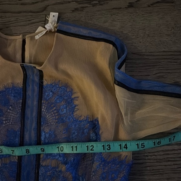 Nordstrom Blue and Cream Mini Dress - Picture 8 of 15